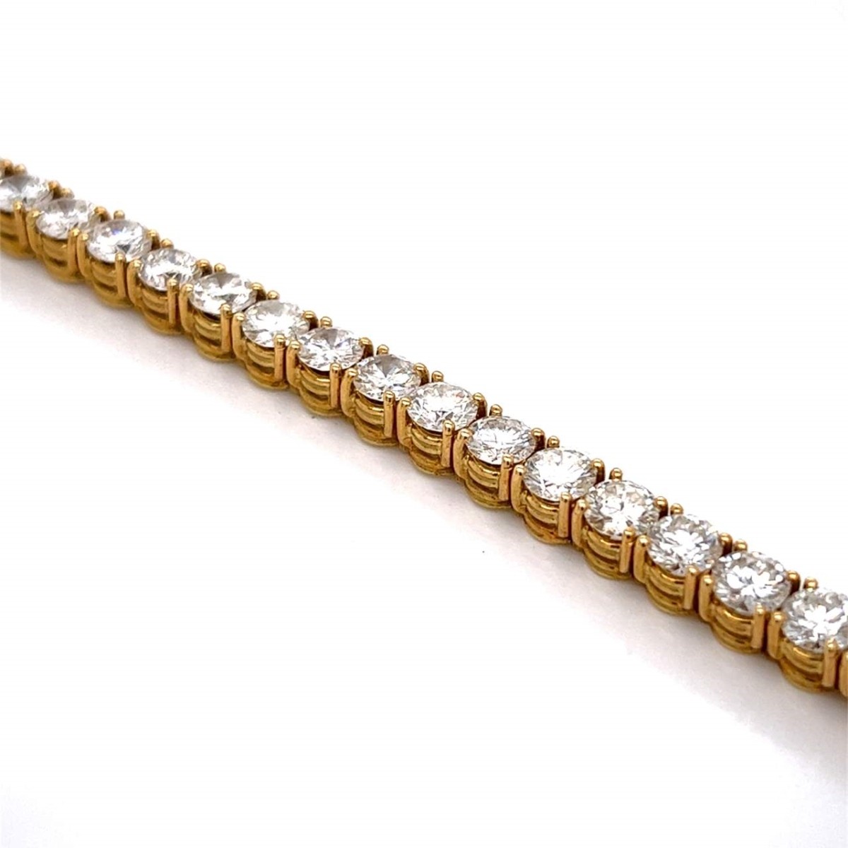 Diamond and 18K Tennis Bracelet