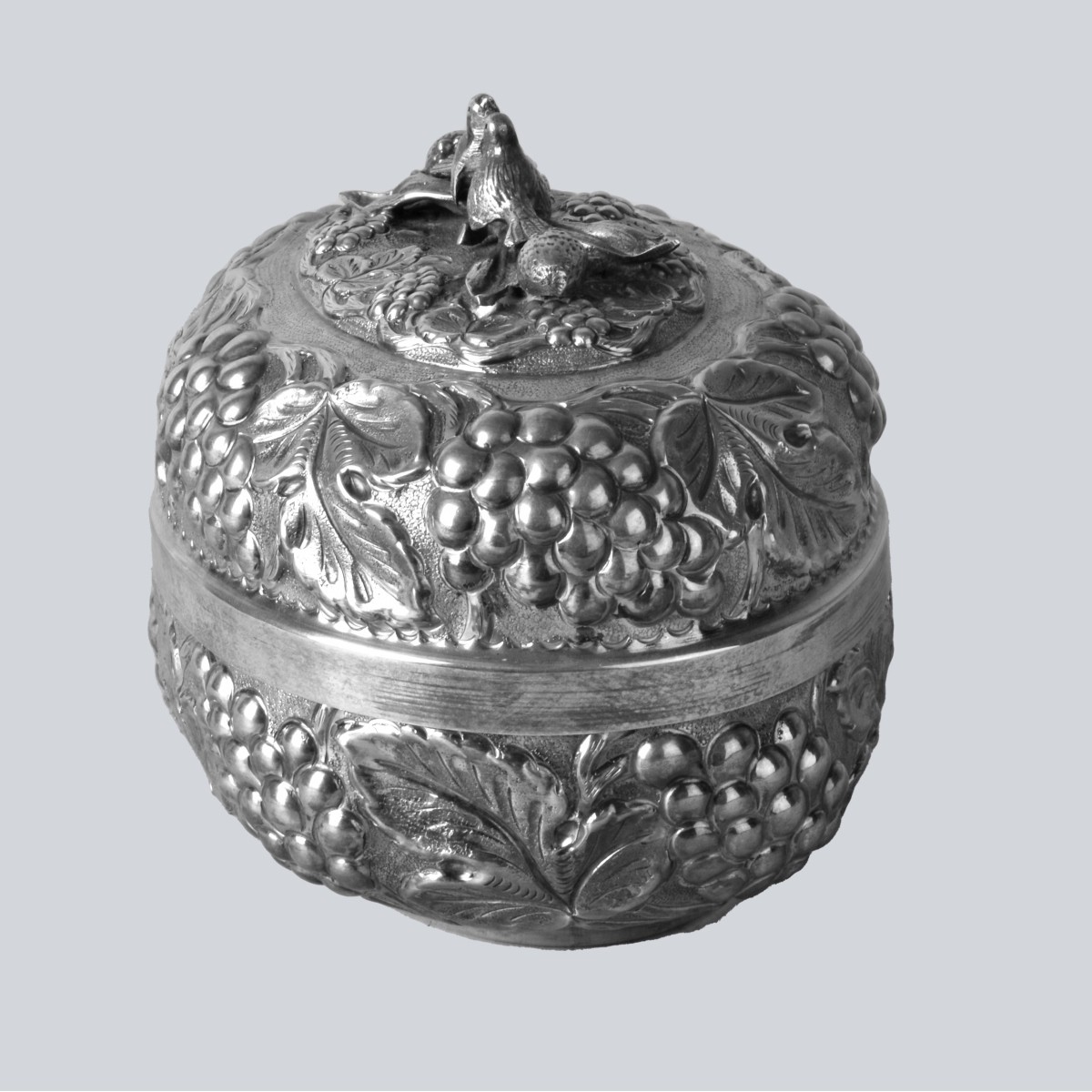 Vintage Turkish Sterling Silver Box