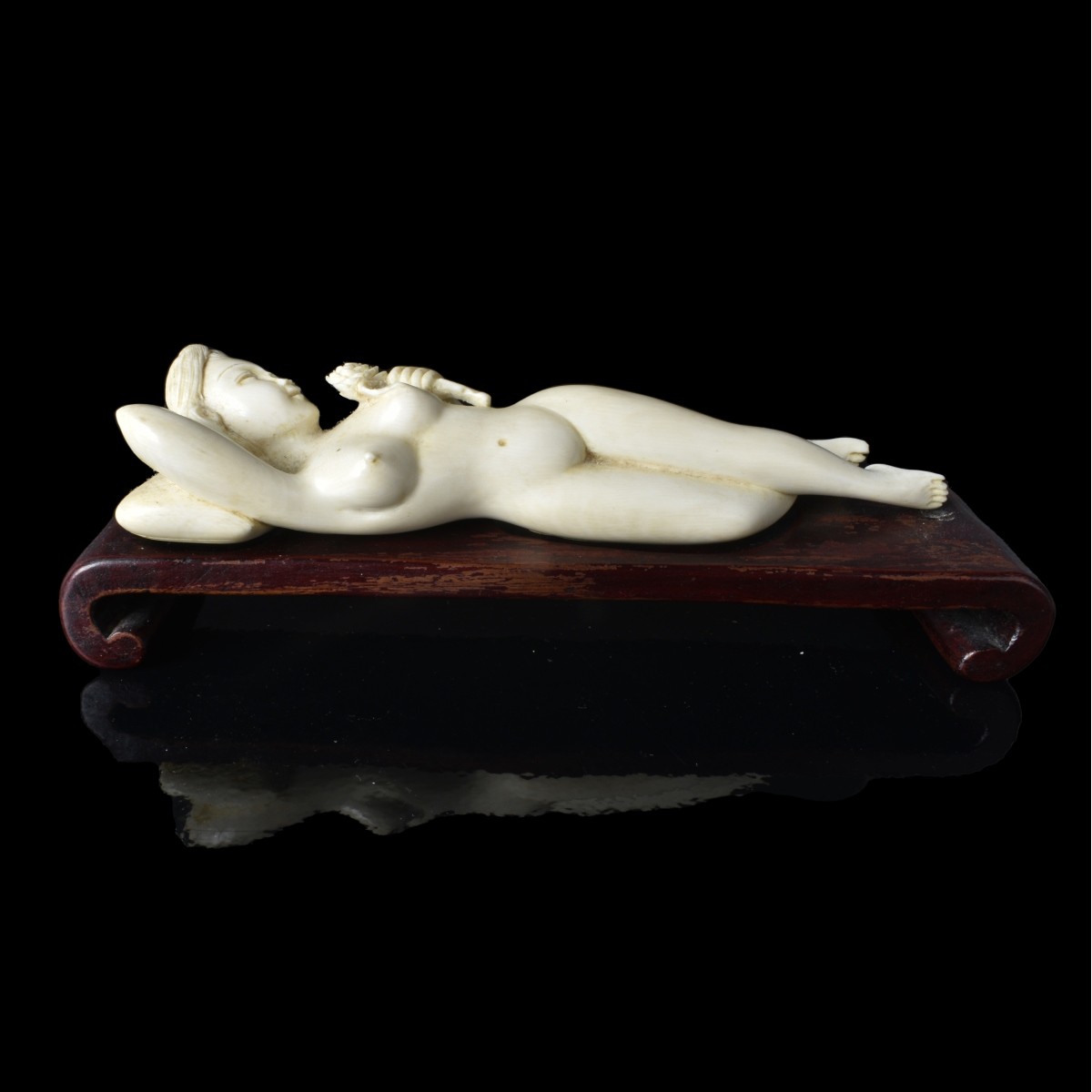 Chinese Reclining Nude Figurine