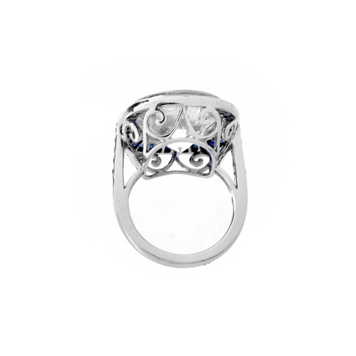 EGL 16.60ct Diamond and Platinum Ring