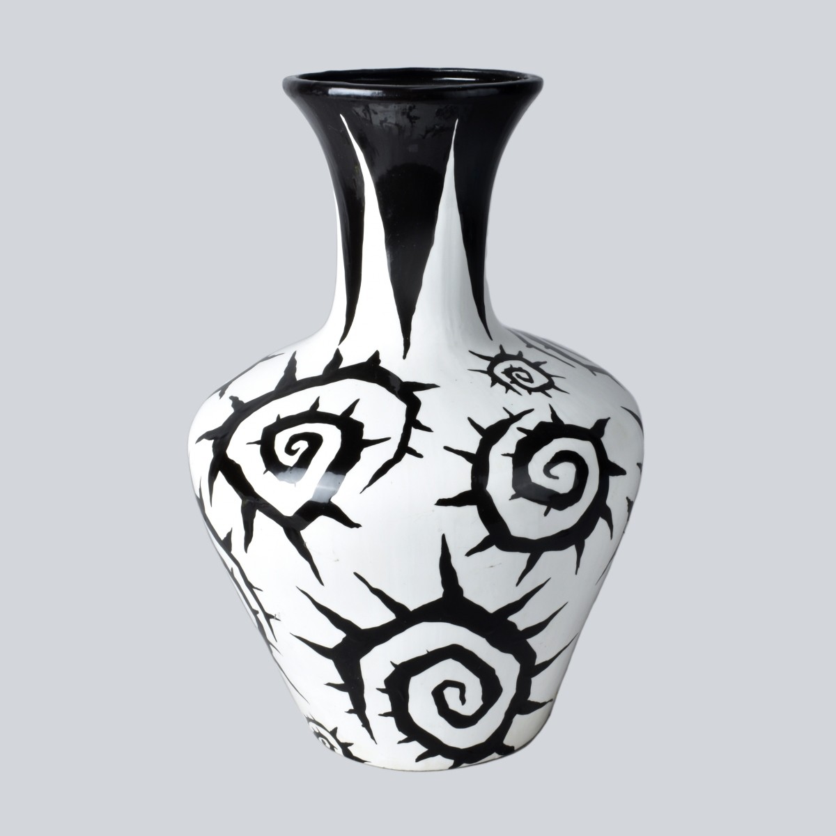 Tall Postmodern Porcelain Vase