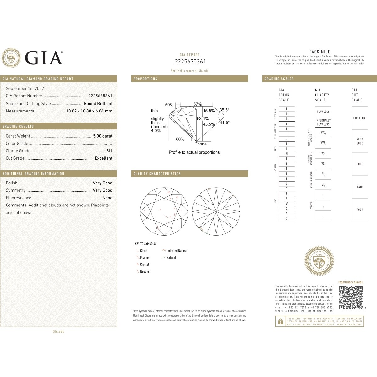 GIA 10.03 Carat Diamond and Platinum Ear Studs