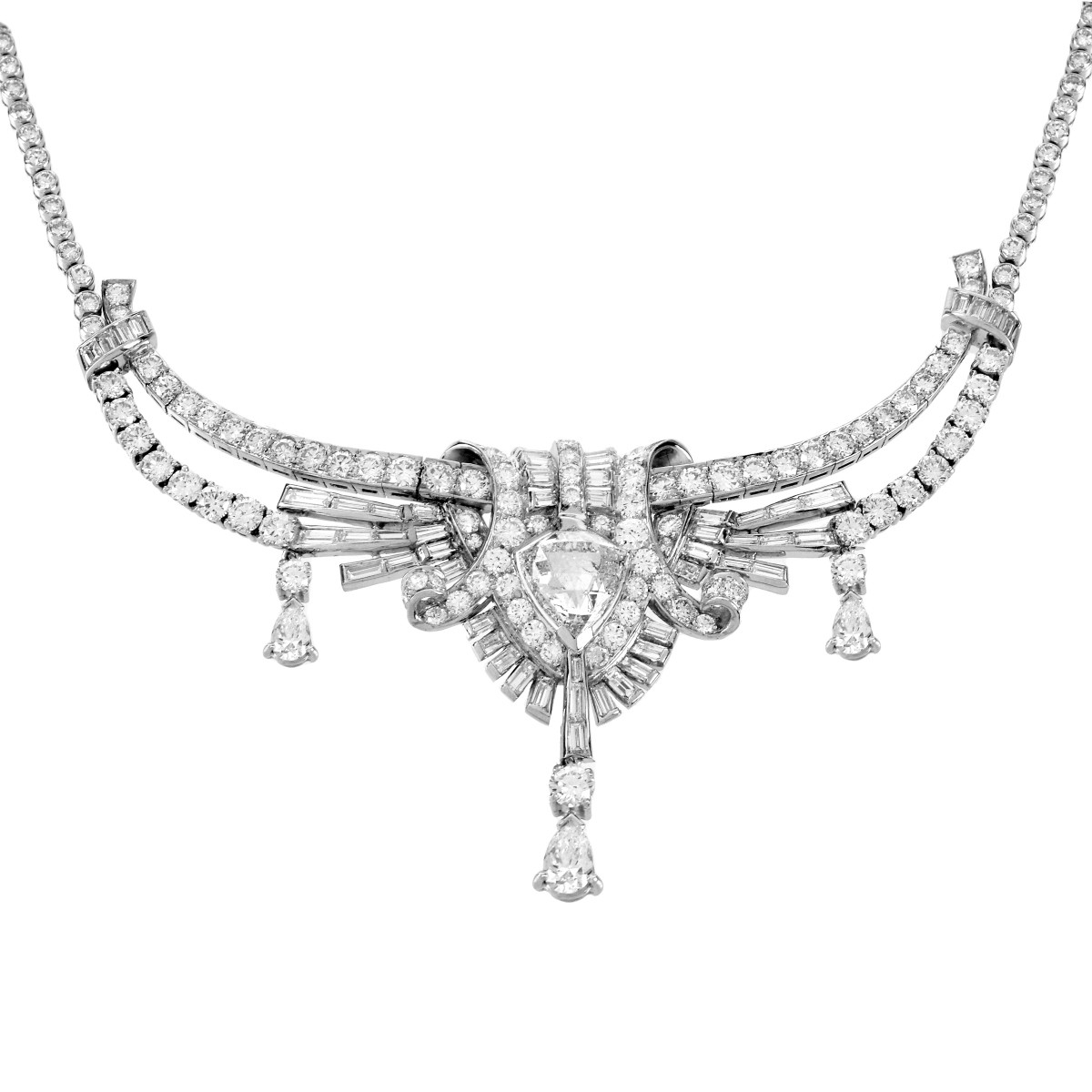 Diamond and Platinum Necklace