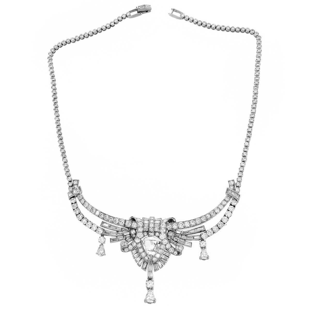 Diamond and Platinum Necklace