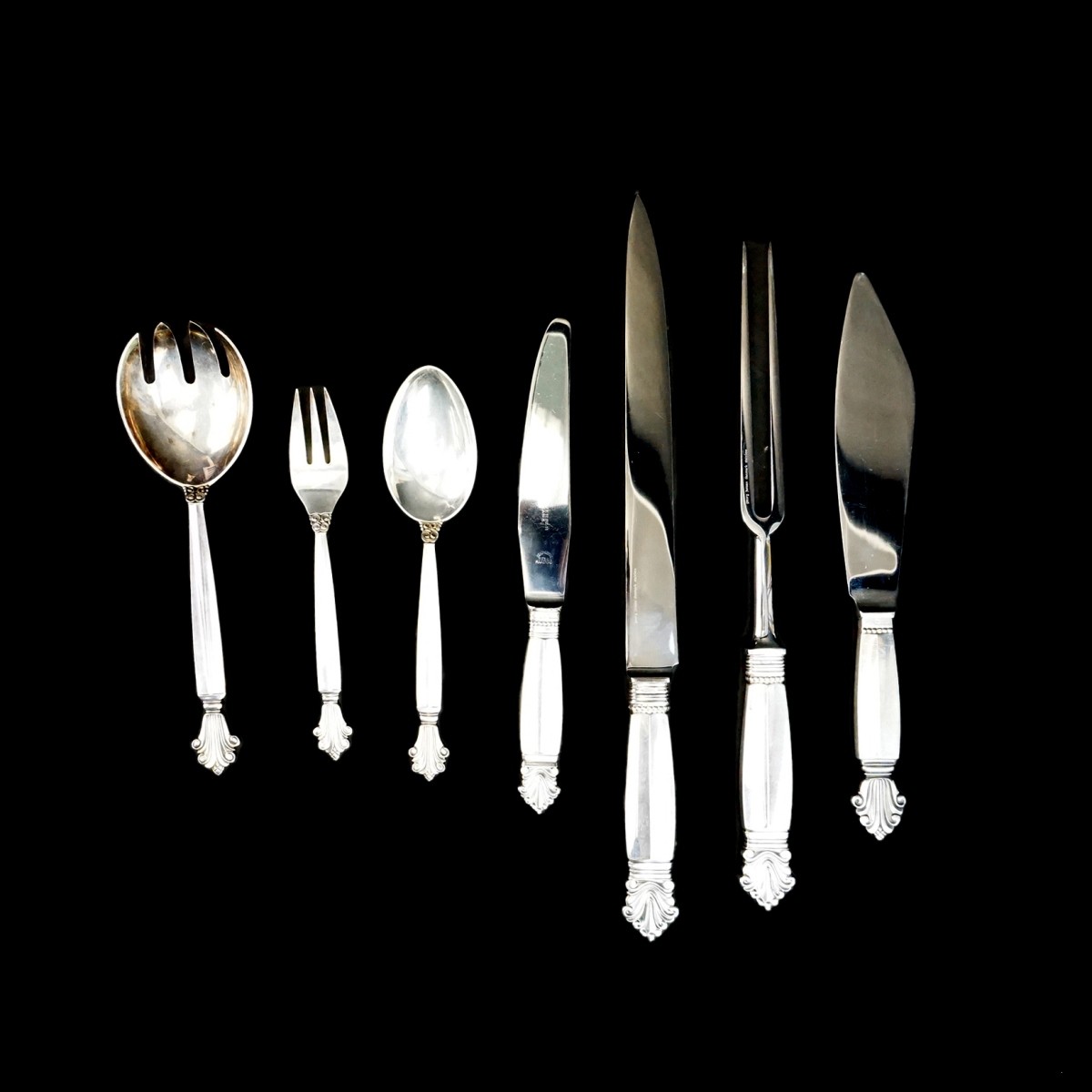 Georg Jensen Sterling Acanthus Flatware