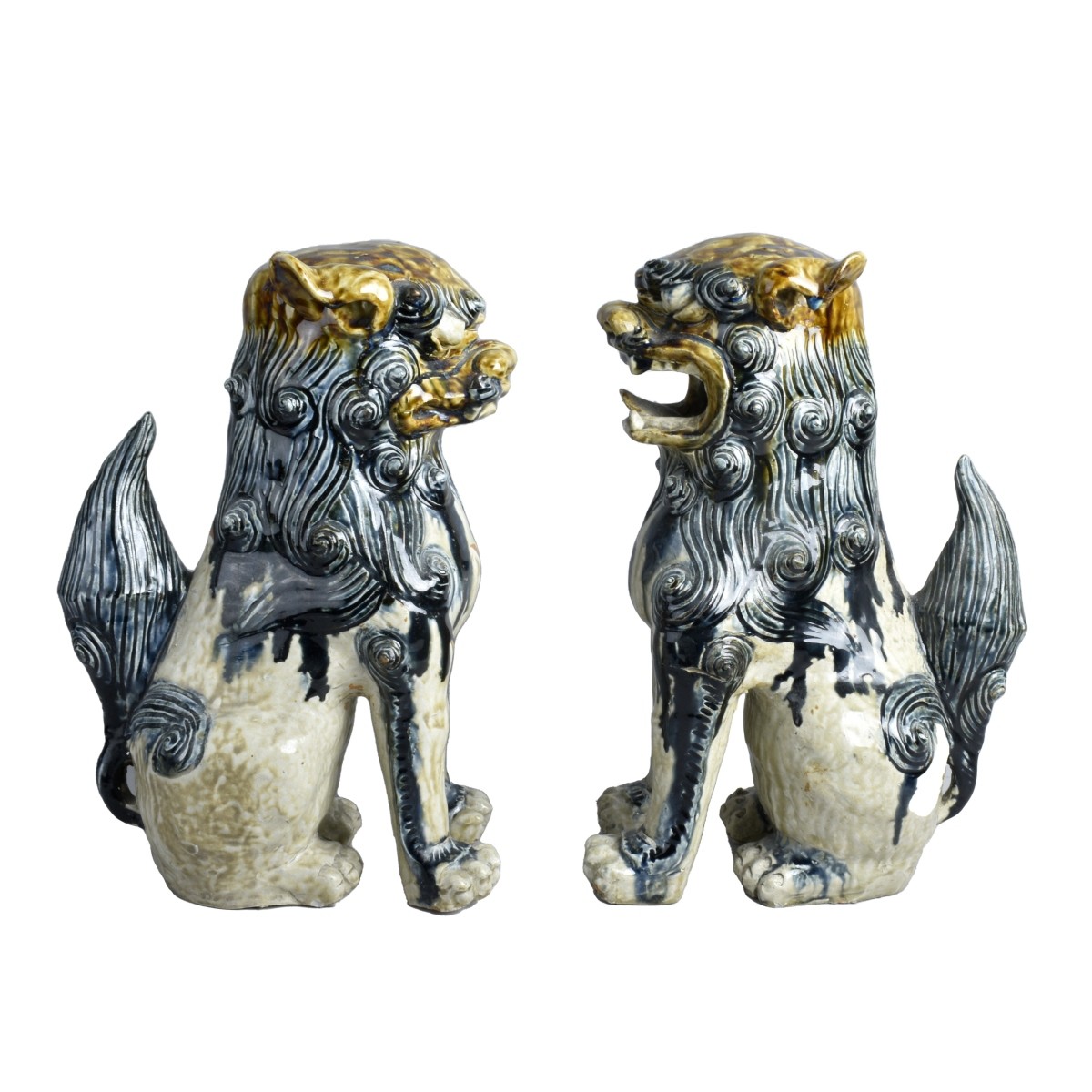 Pair of Chinese Foo Dog Figurines