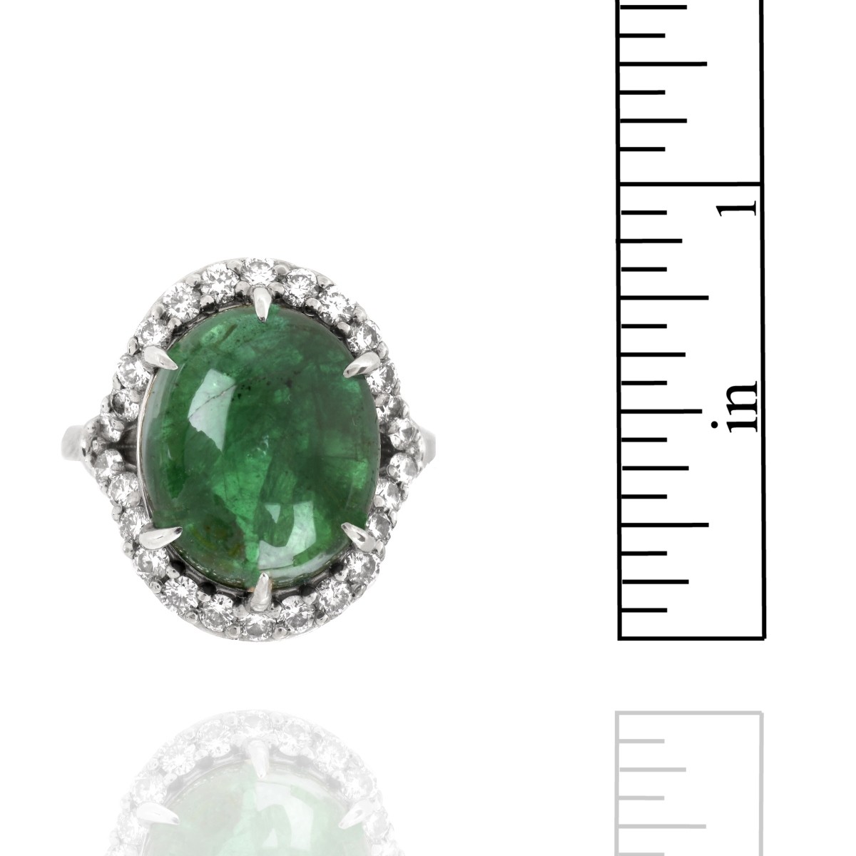 GIA Emerald, Diamond and 14K Ring