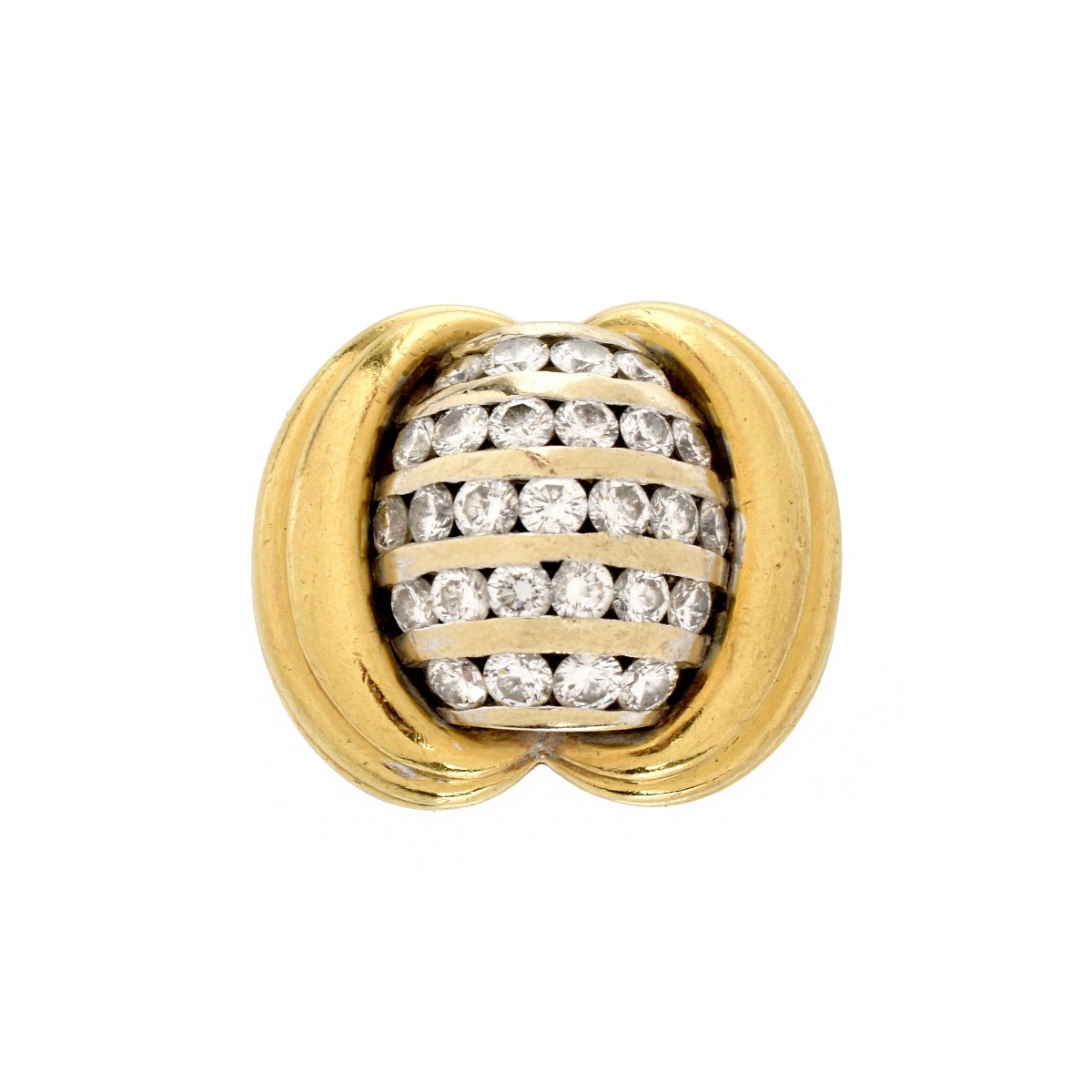 Diamond and 18K Ring