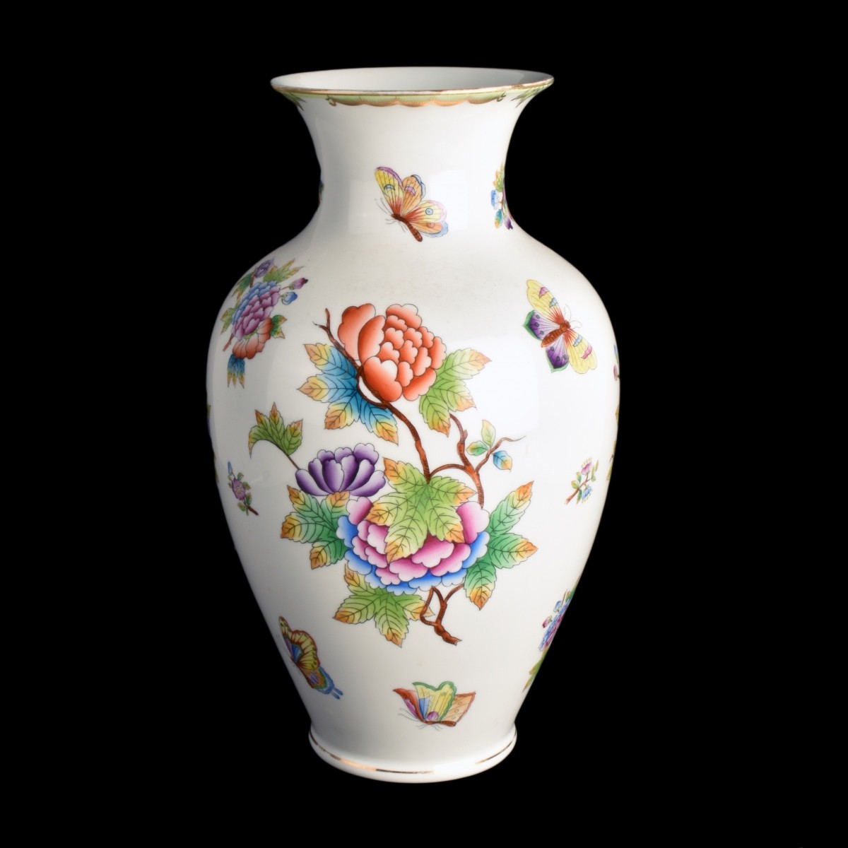 Large Herend Porcelain Vase