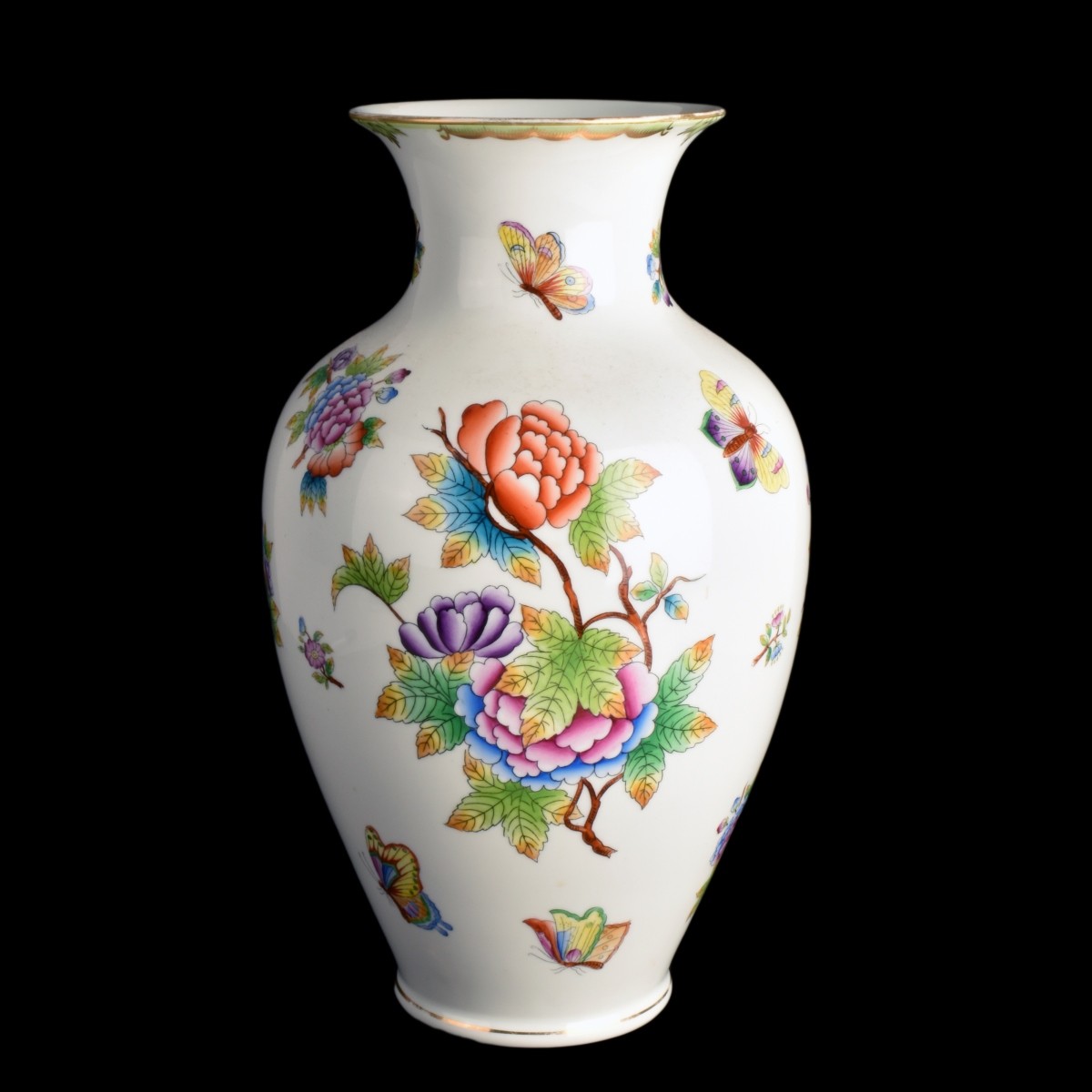 Large Herend Porcelain Vase