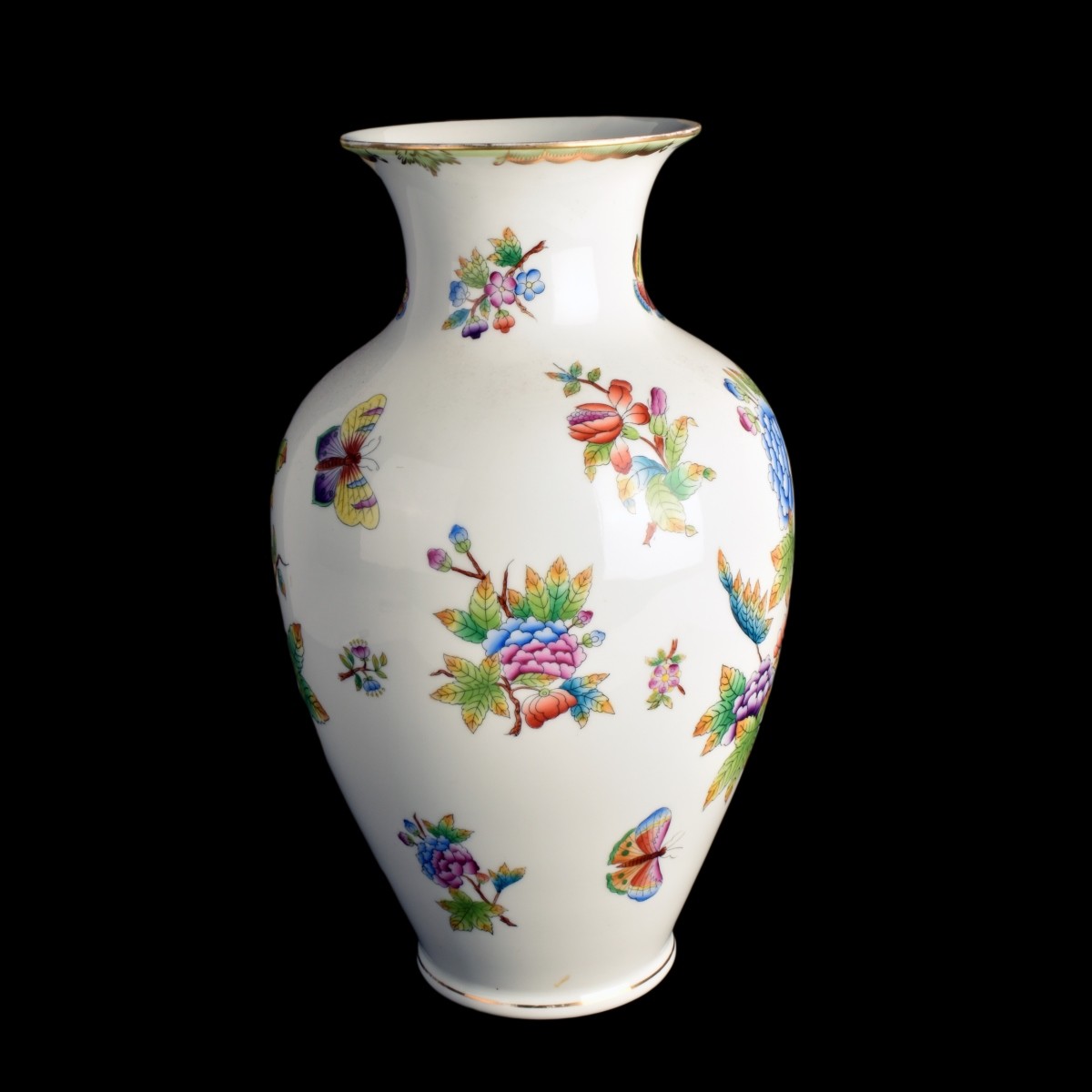 Large Herend Porcelain Vase