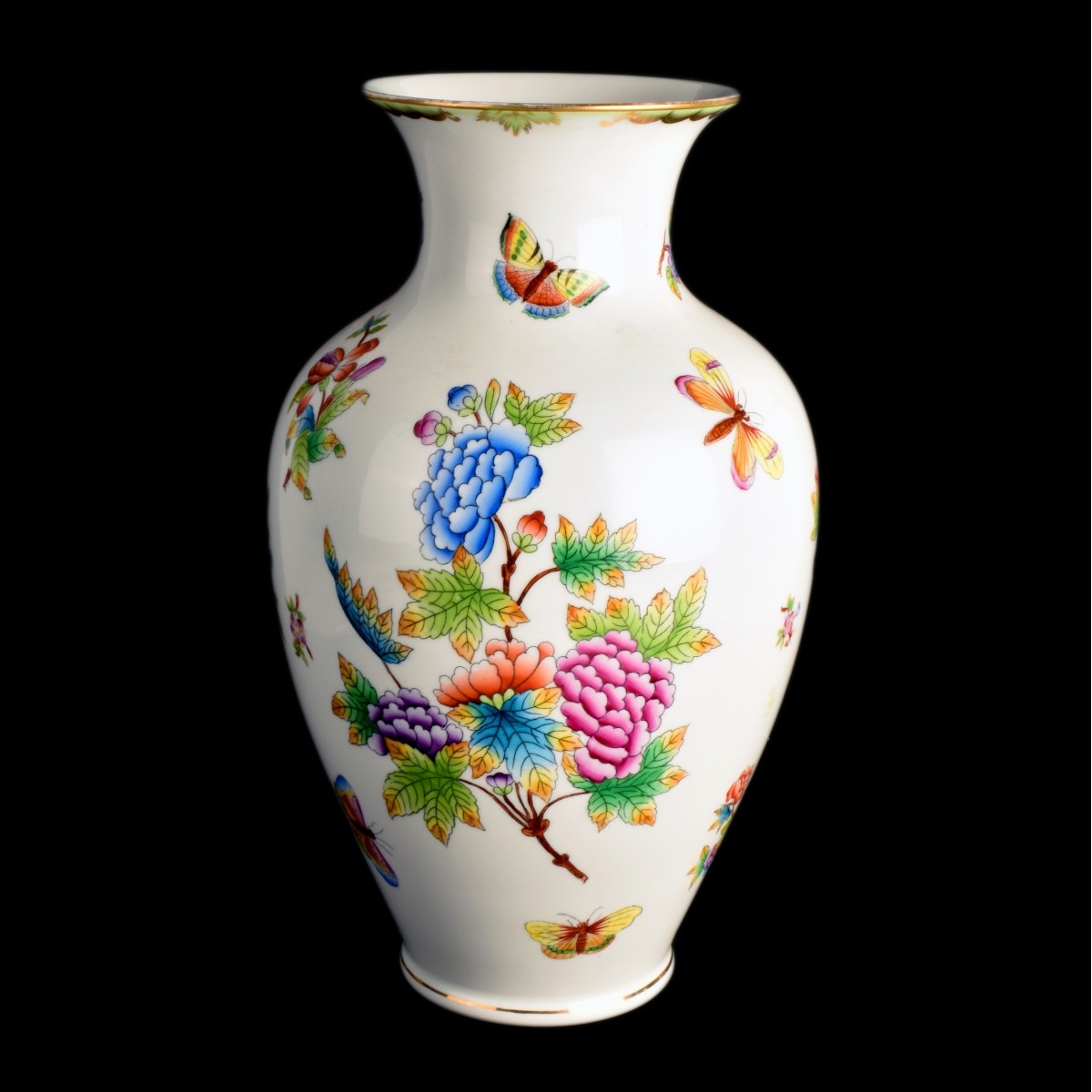 Large Herend Porcelain Vase