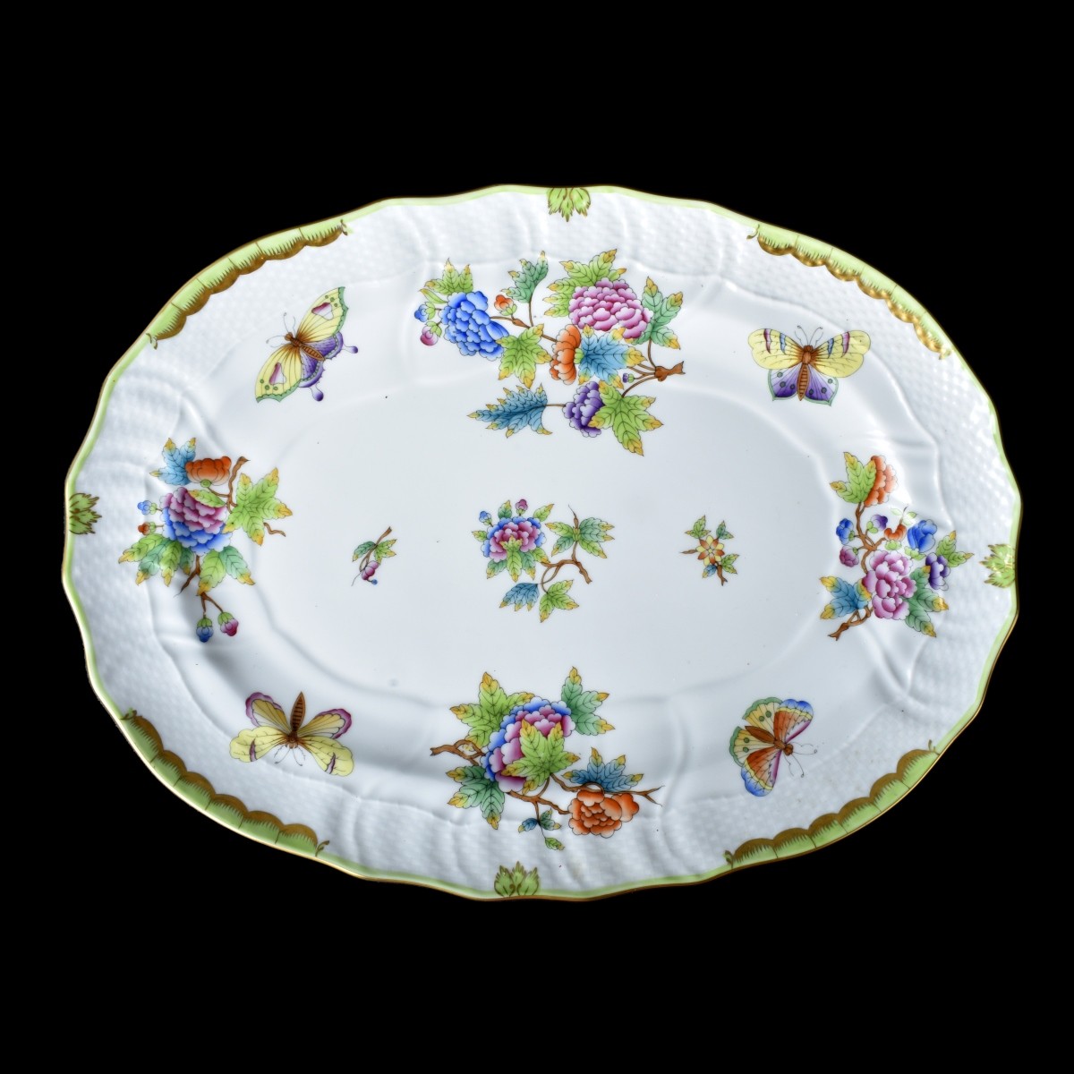 Large Herend Porcelain Tableware