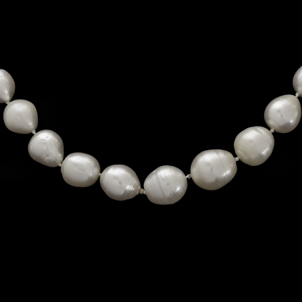 Pearl, Diamond and 14K Necklace