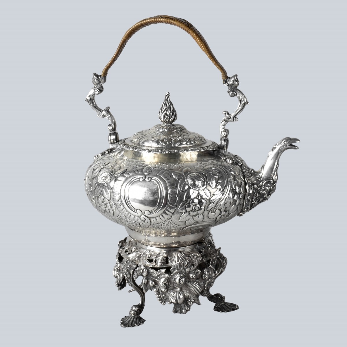 Large Art Nouveau Style Water Kettle