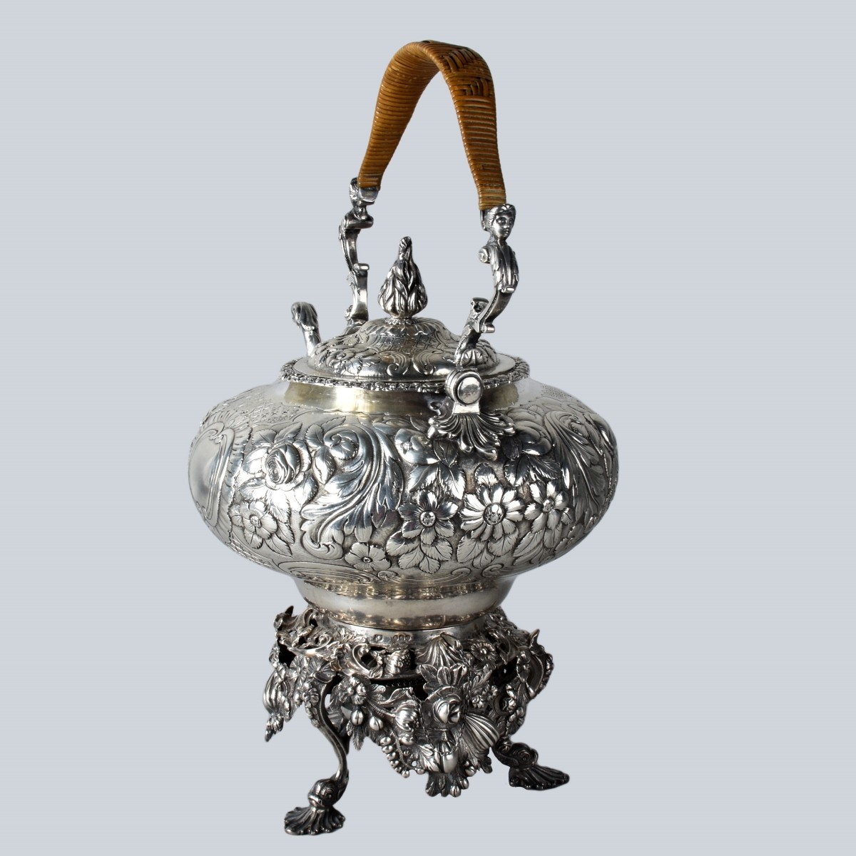 Large Art Nouveau Style Water Kettle