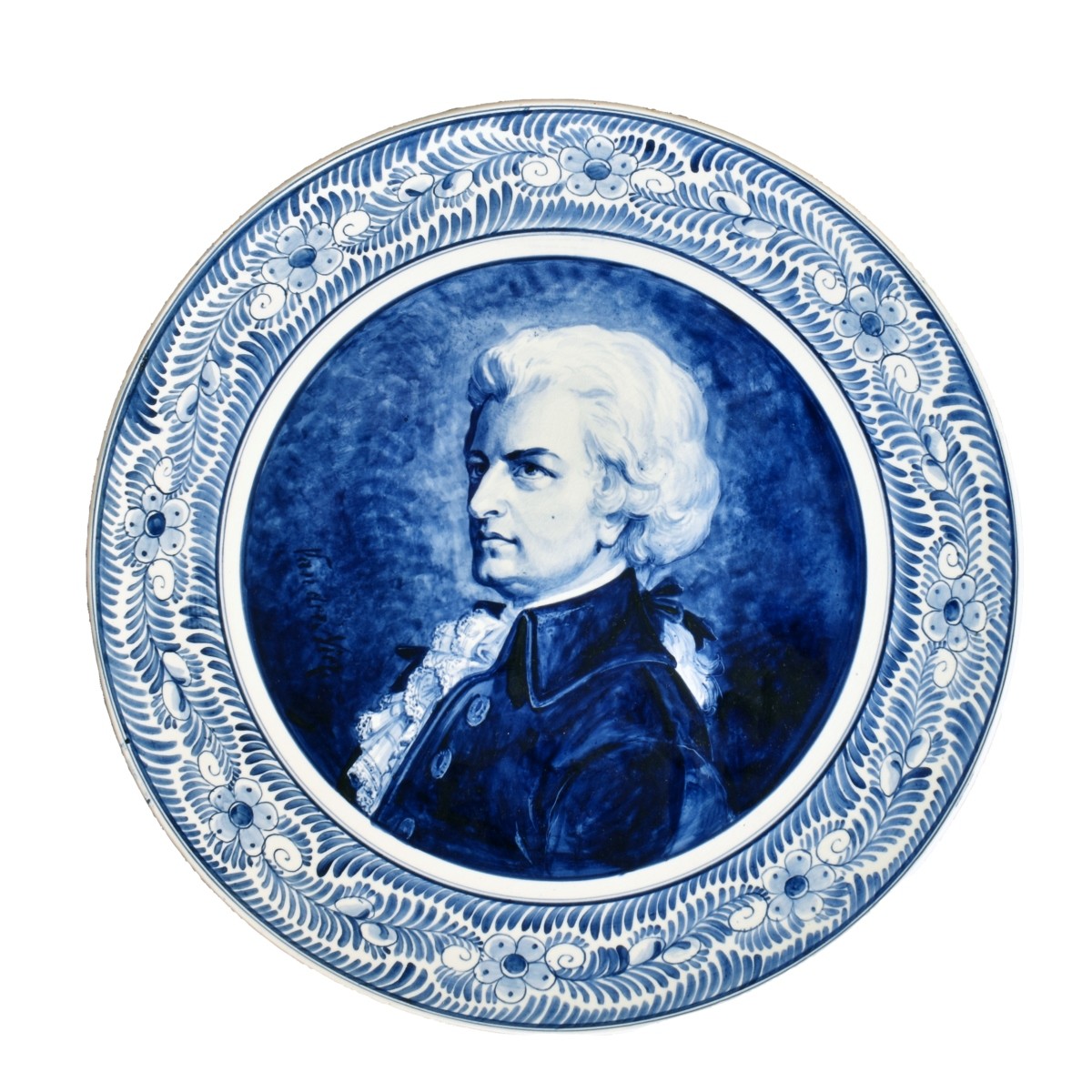 Antique Royal Bonn Delft Charger