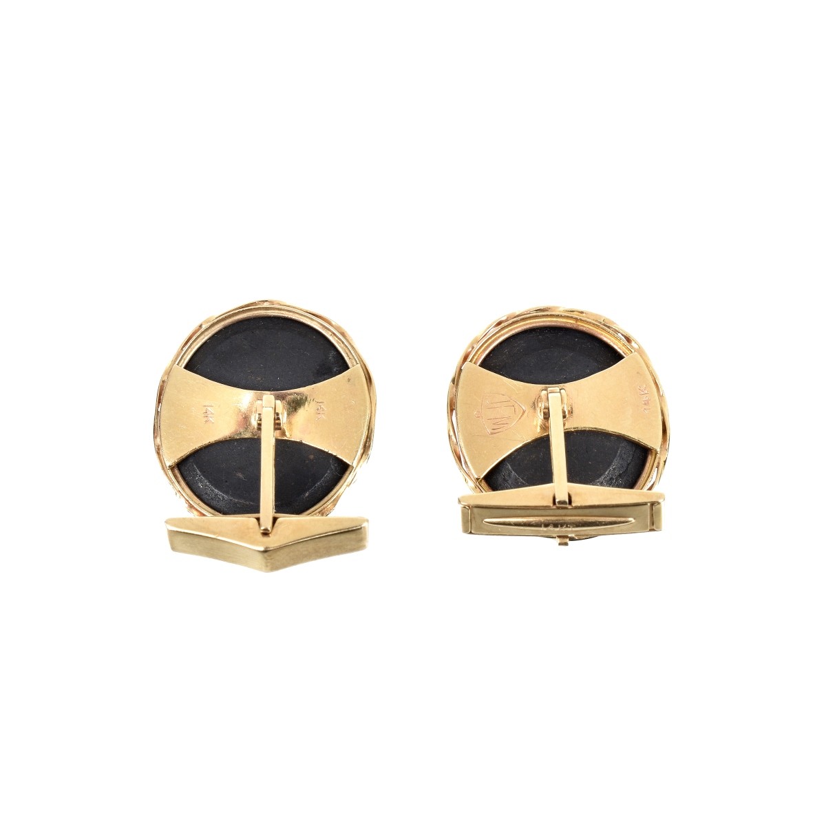 14K Intaglio Cufflinks