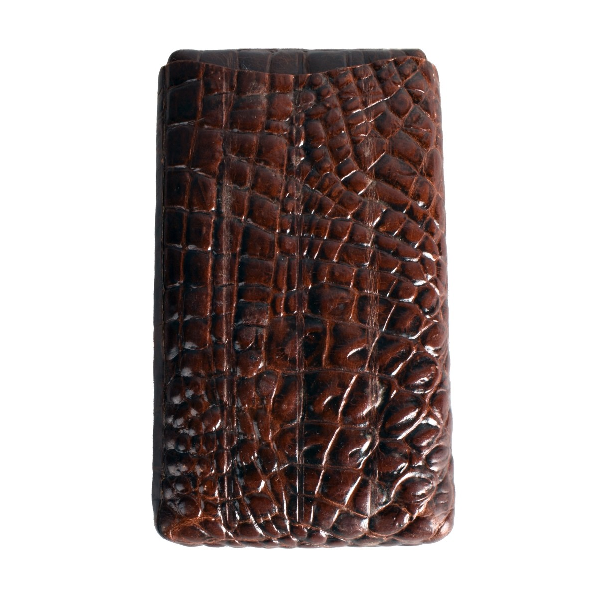 Vintage Crocodile Leather Cigar Case