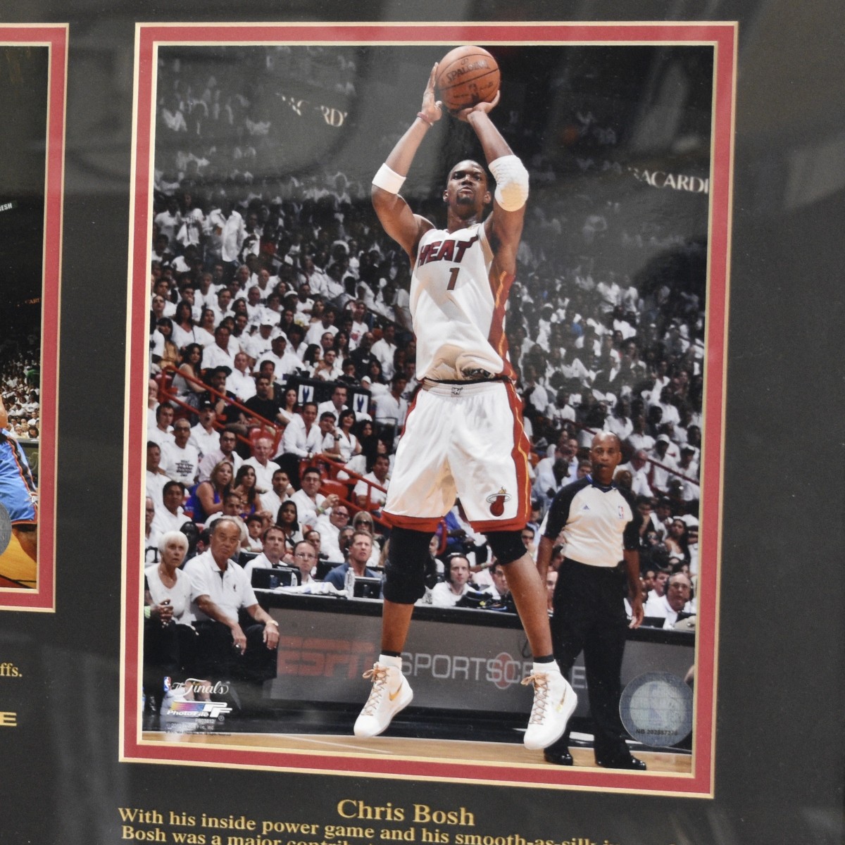 2012 Miami Heat Photo File Triptych