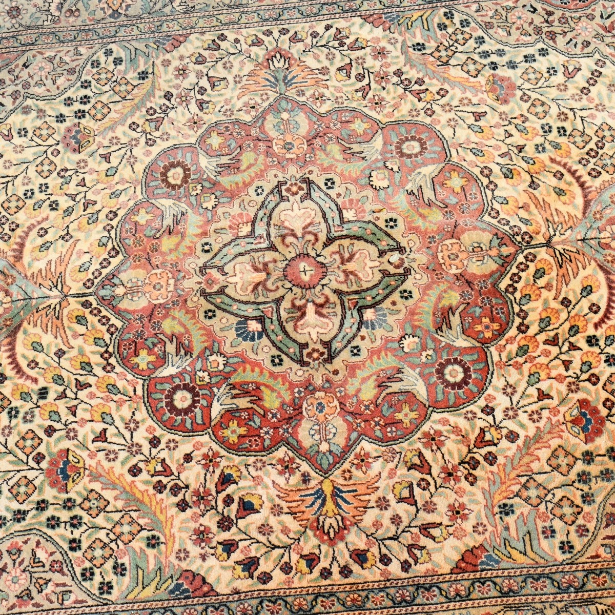 Large Semi Antique Turkish Rug