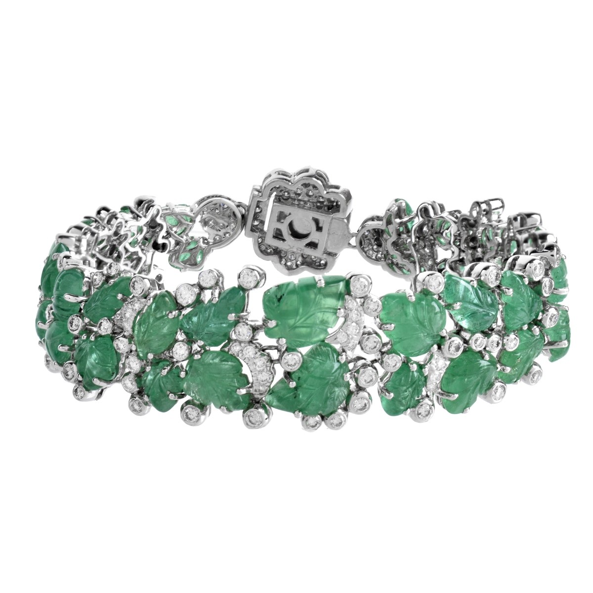 Emerald, Diamond and 18K Bracelet