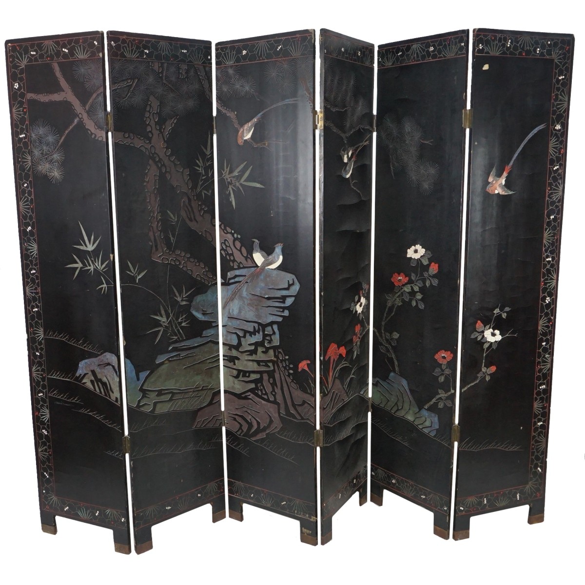 Chinese Six Panel Screen