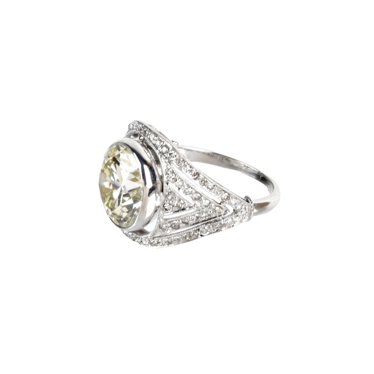 Art Deco Diamond and Platinum Ring