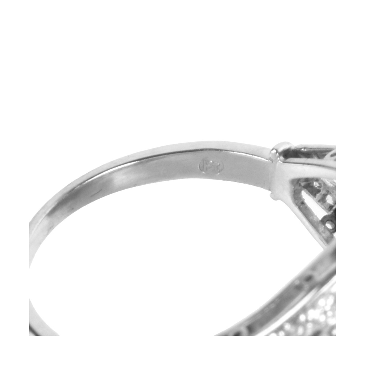 Art Deco Diamond and Platinum Ring