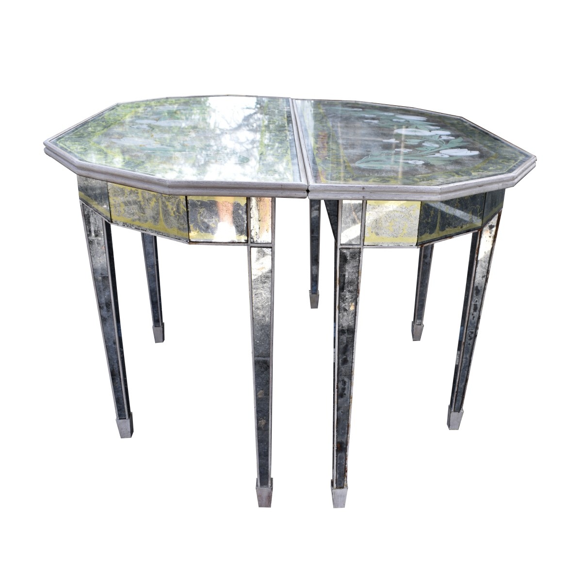 Pair of Italian Mirrored Console Tables