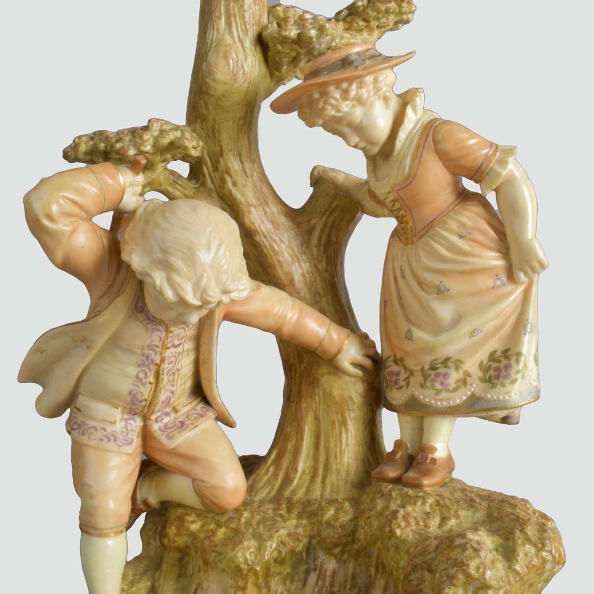 Pair of Royal Worcester Candelabra