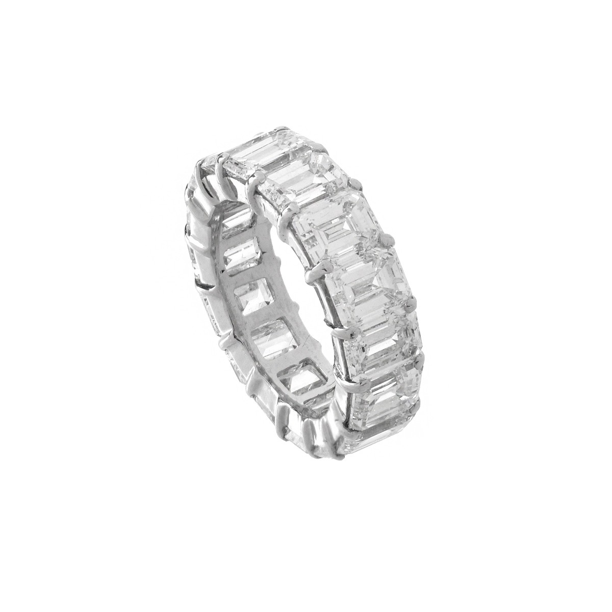 Diamond and Platinum Eternity Band