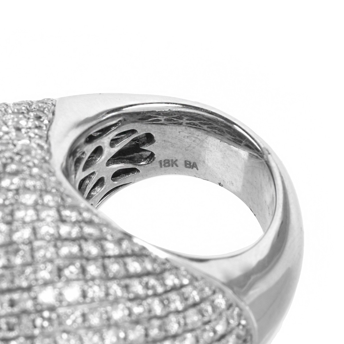 Diamond and 18K Ring