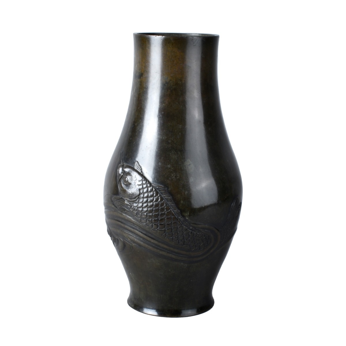 19/20th C. Japanese Bronze Vase