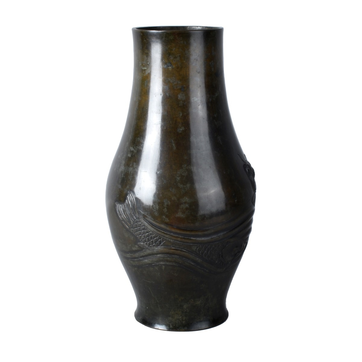 19/20th C. Japanese Bronze Vase