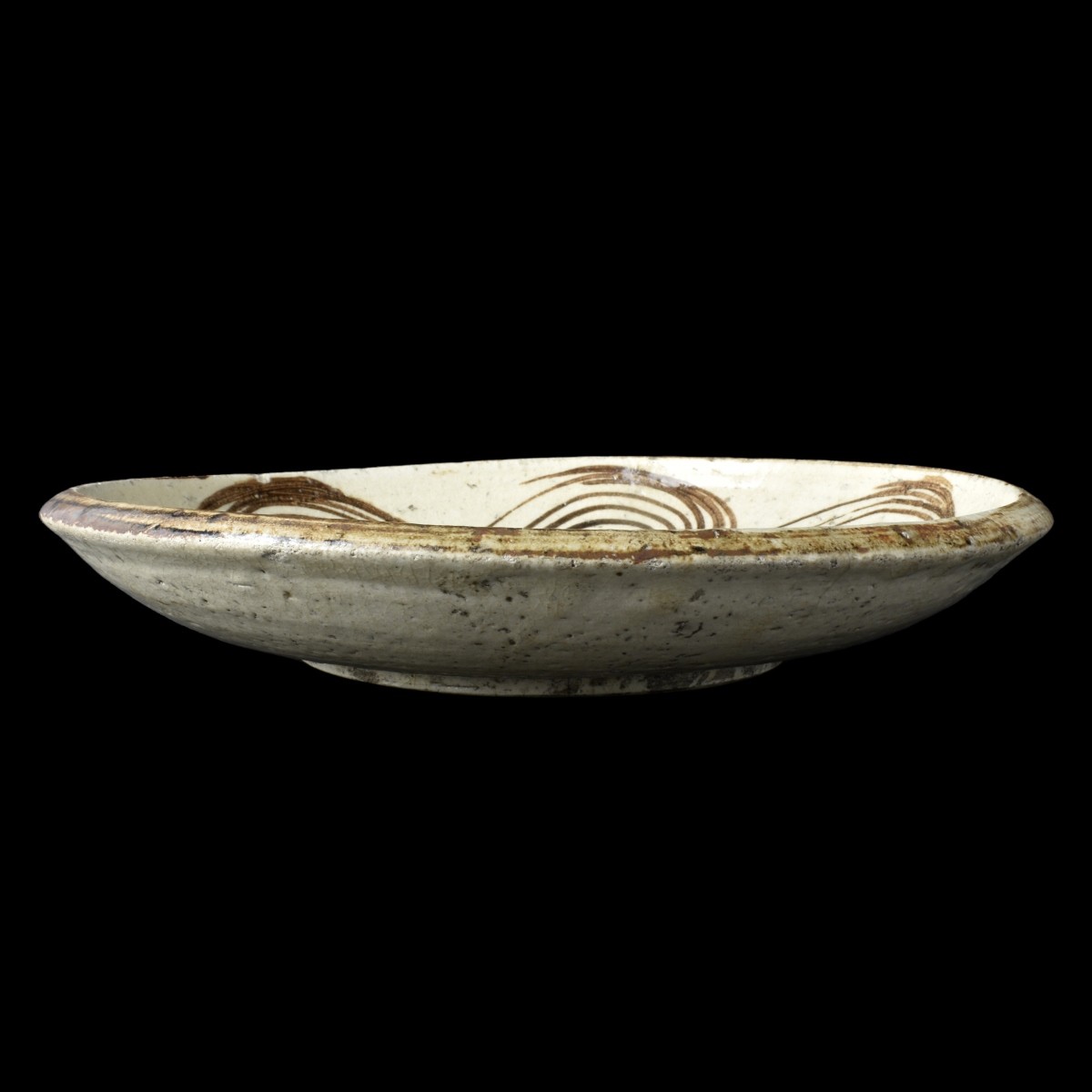 19th C. Japanese Stone Ware Bowl