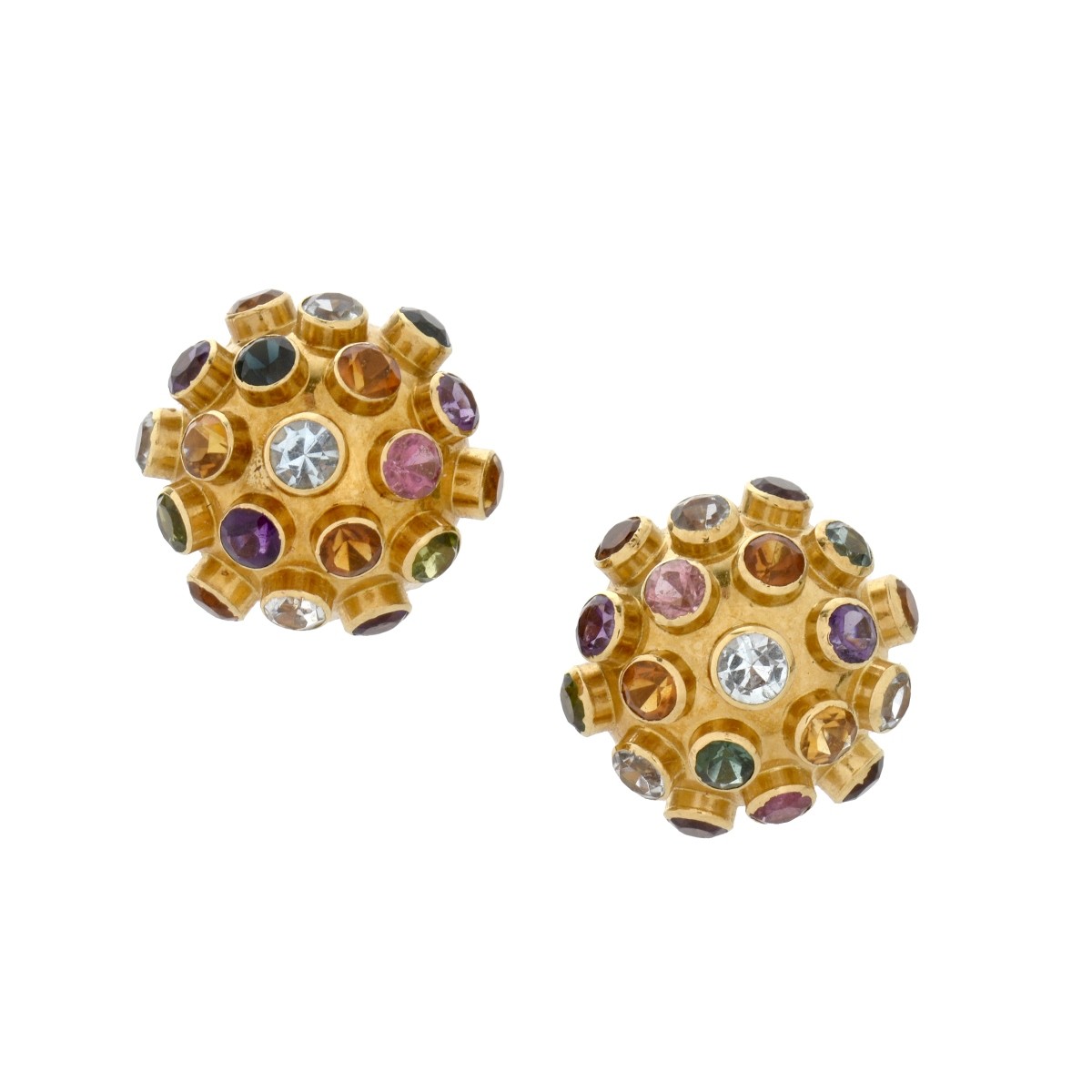 H. Stern Gemstone and 18K Earrings