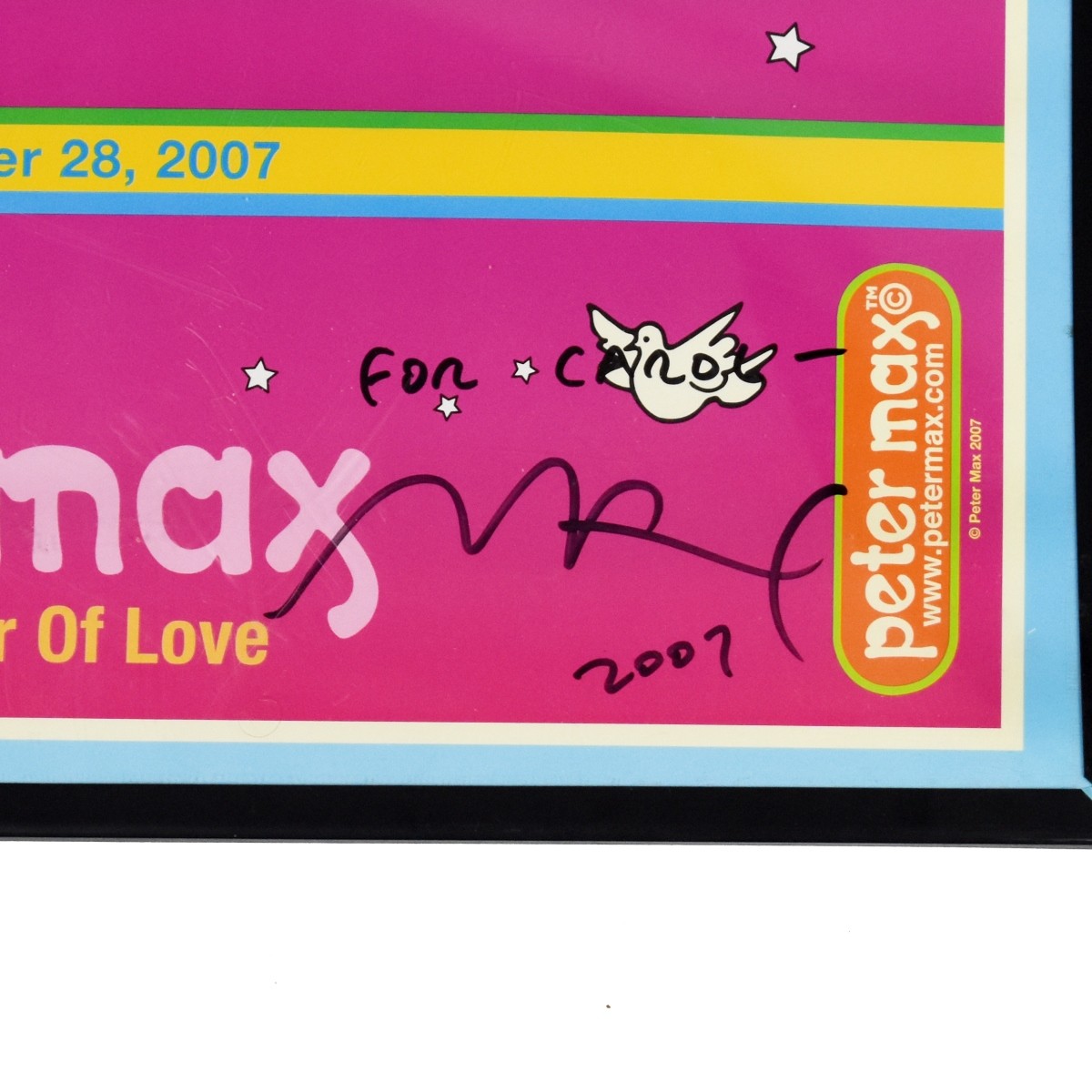 Peter Max (Born 1937) Poster "Love"