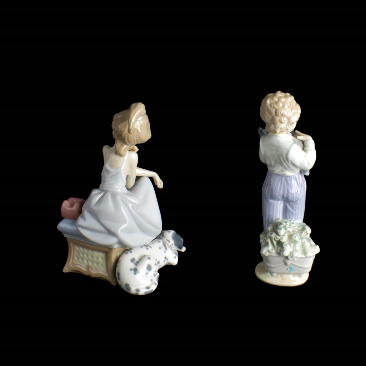 Lladro Glazed Porcelain Figurines