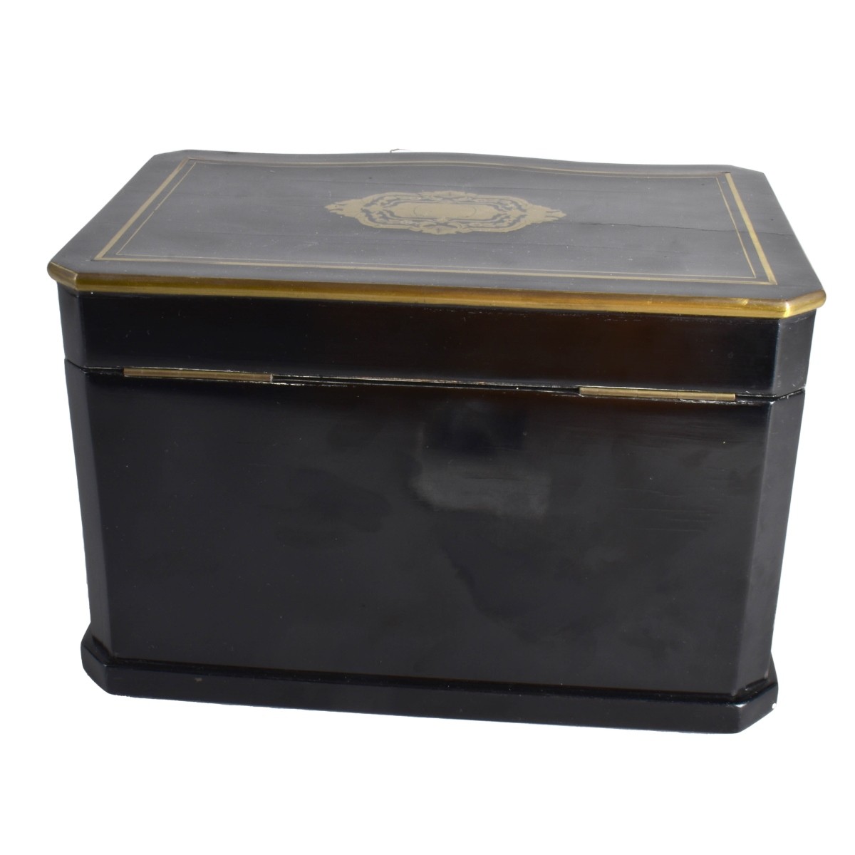 Antique English Lacquered Humidor