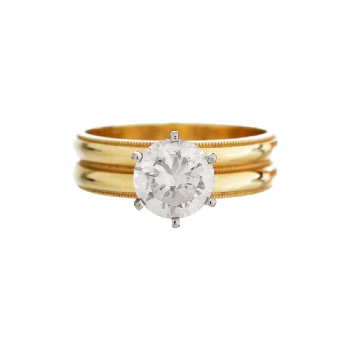 CZ and 14K Ring