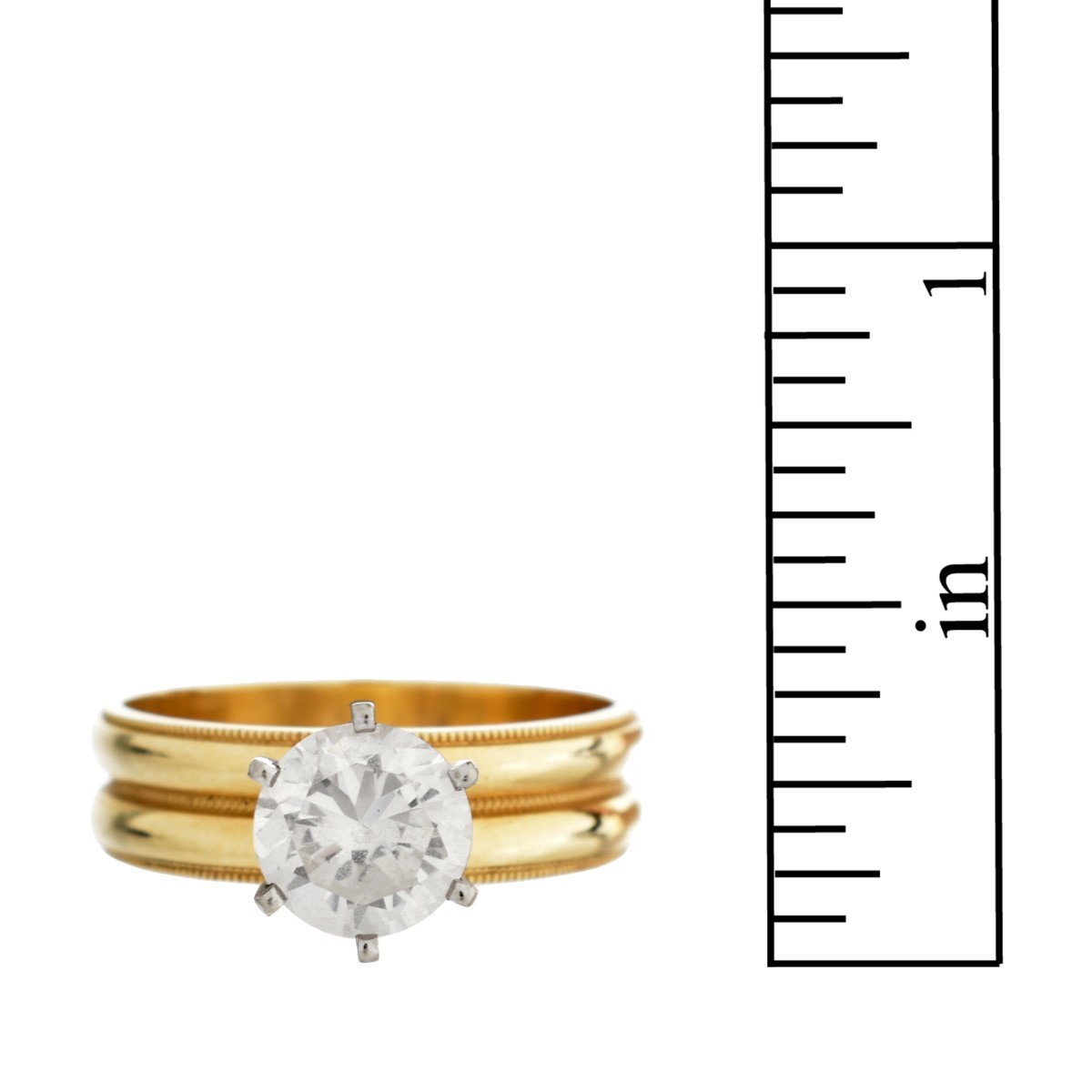 CZ and 14K Ring