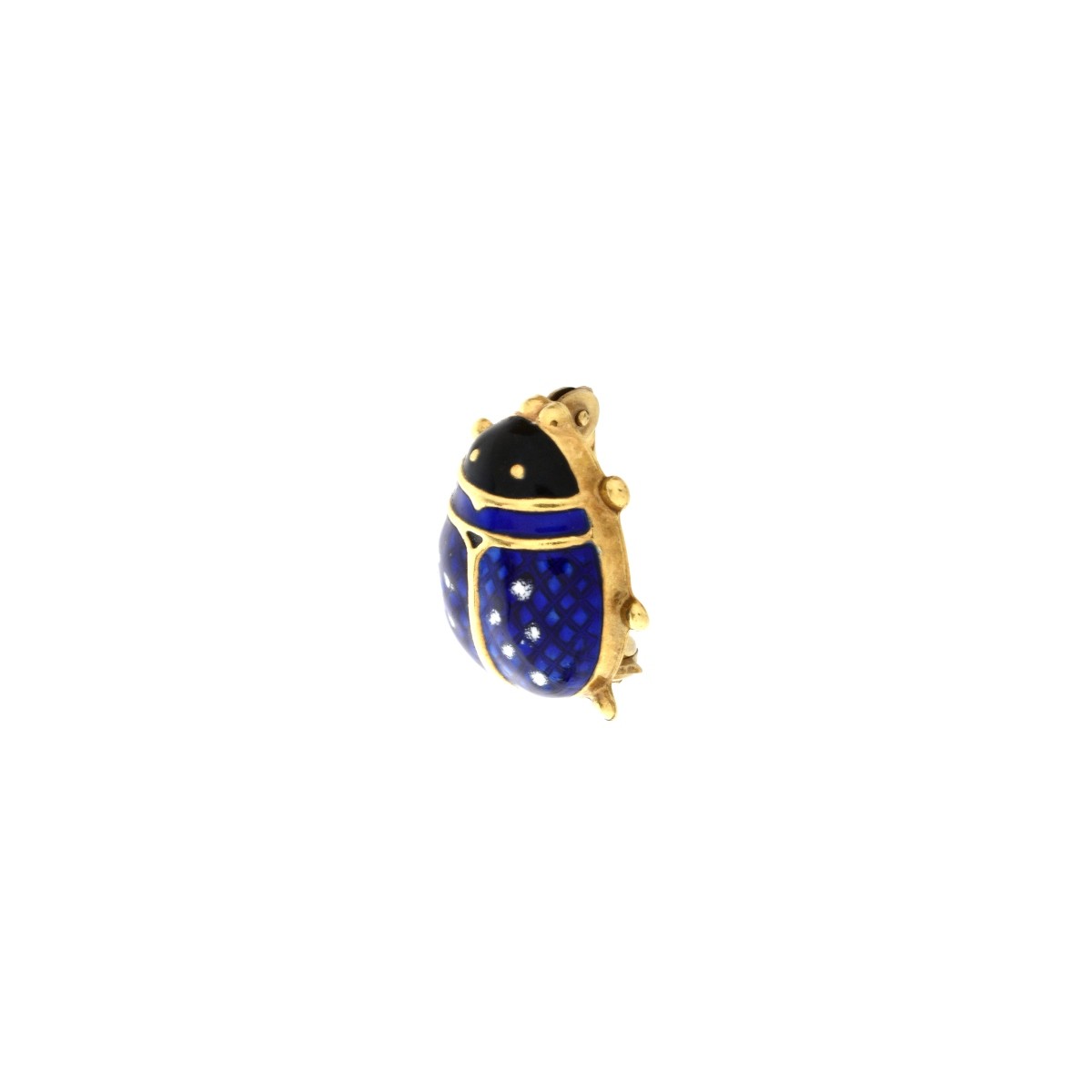 Enamel and 14K Pin