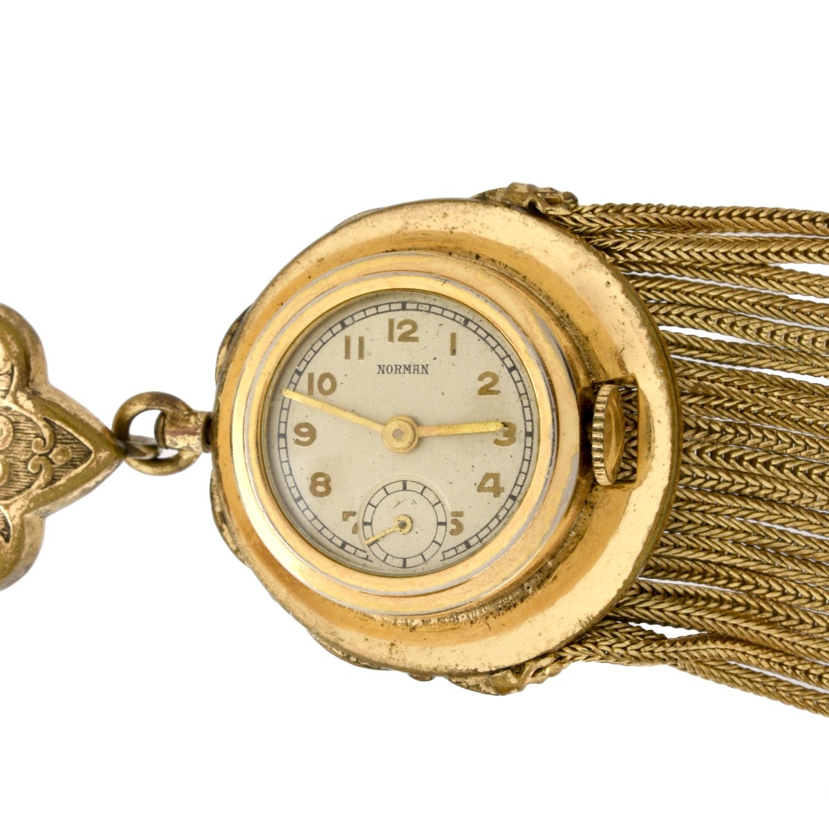 Gold Filled Locket and Watch Brooch