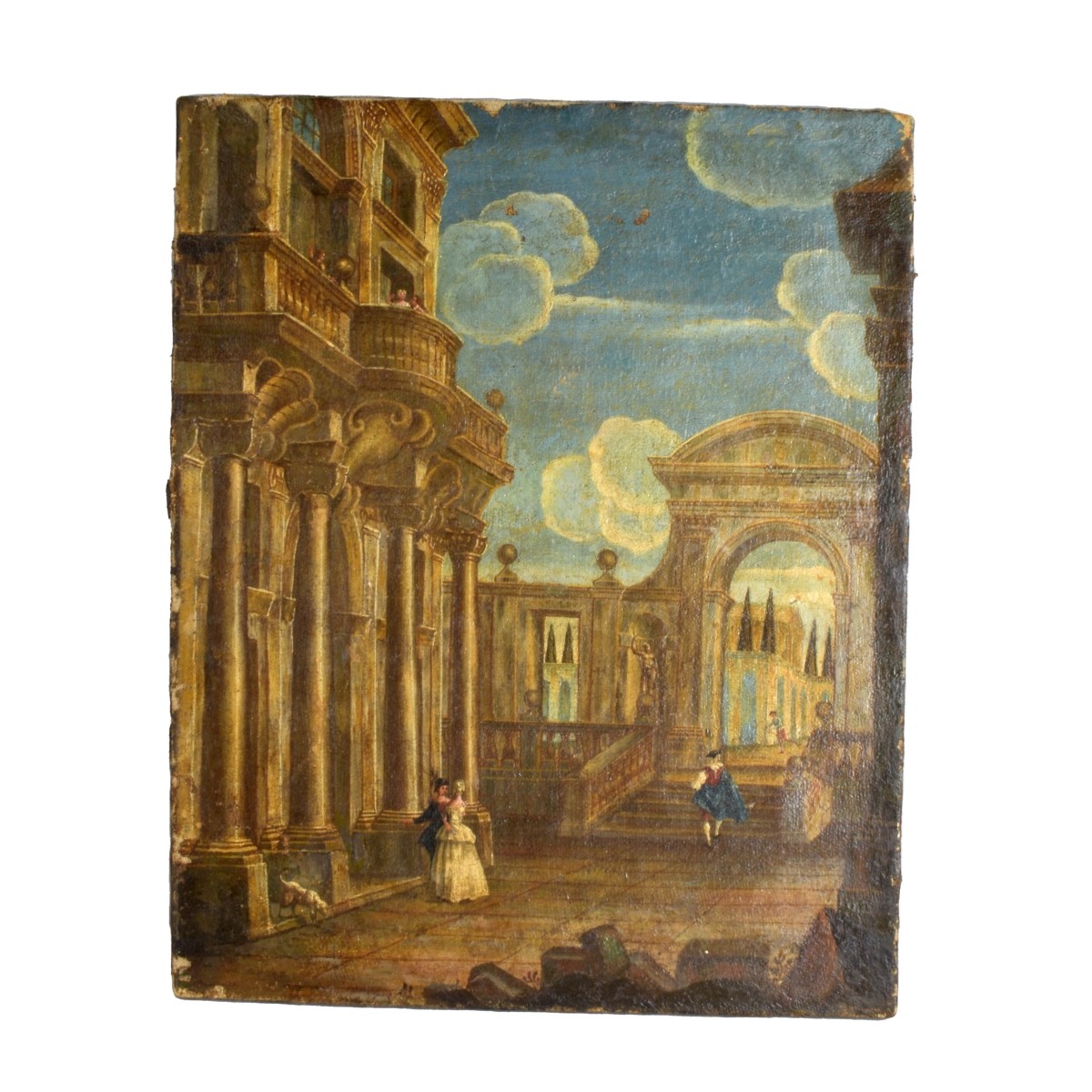 19th C. Italian Capriccio O/C