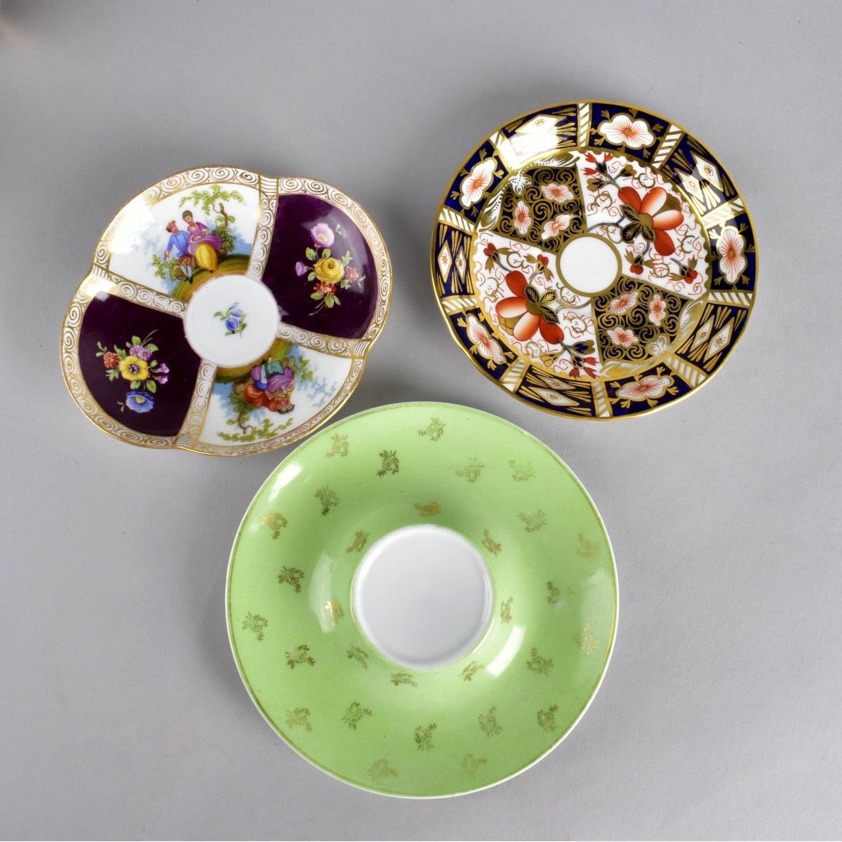 Vintage Porcelain Cups and Saucers Set