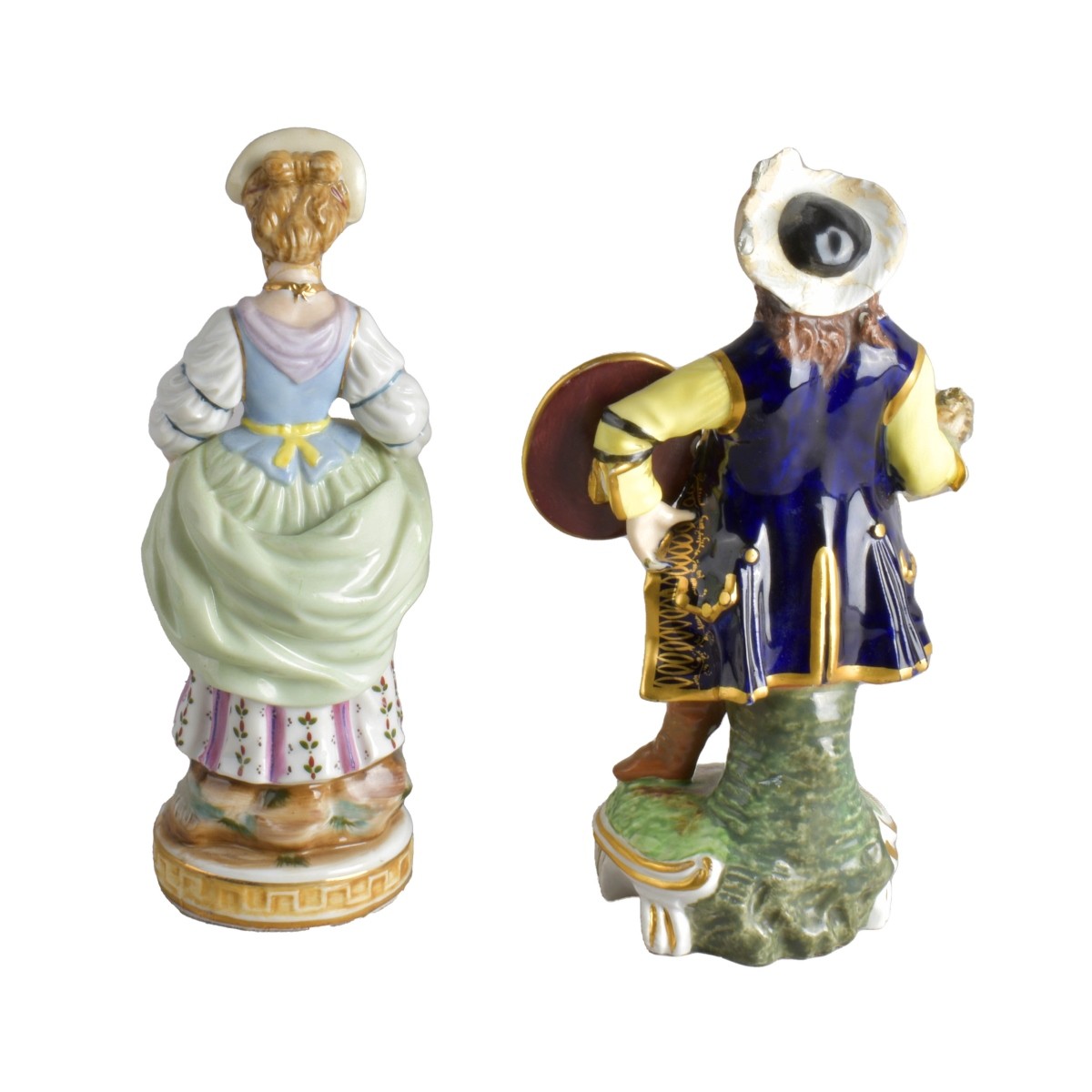 Grouping of Two Porcelain Figurines