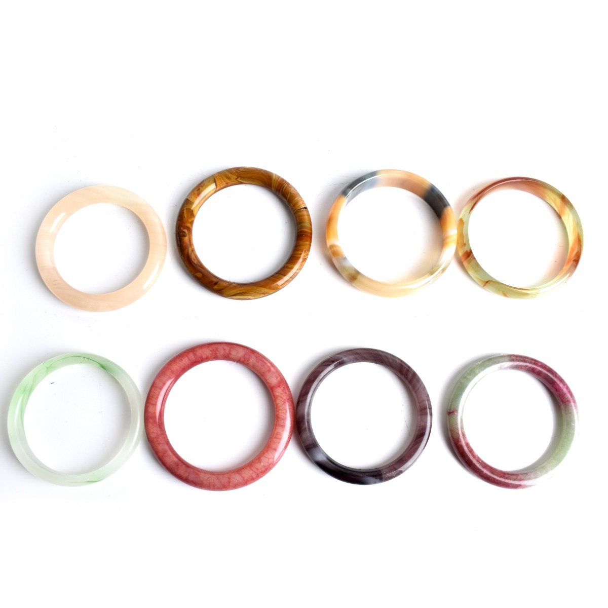 Hardstone / Glass Bangle Bracelets