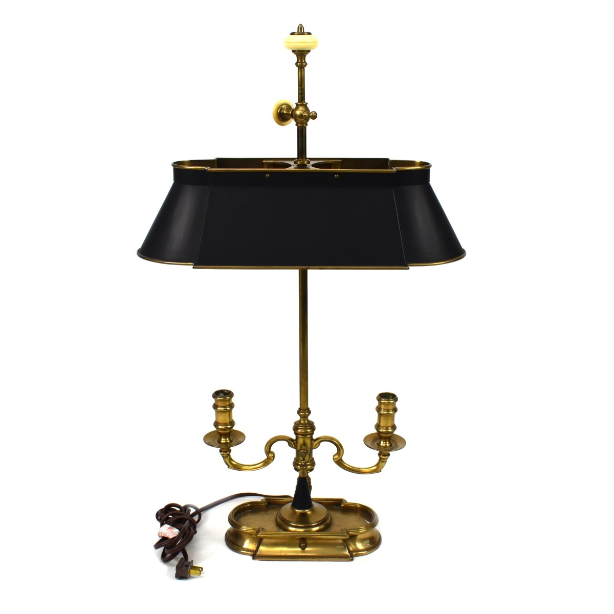 French Brass Bouillotte Lamp