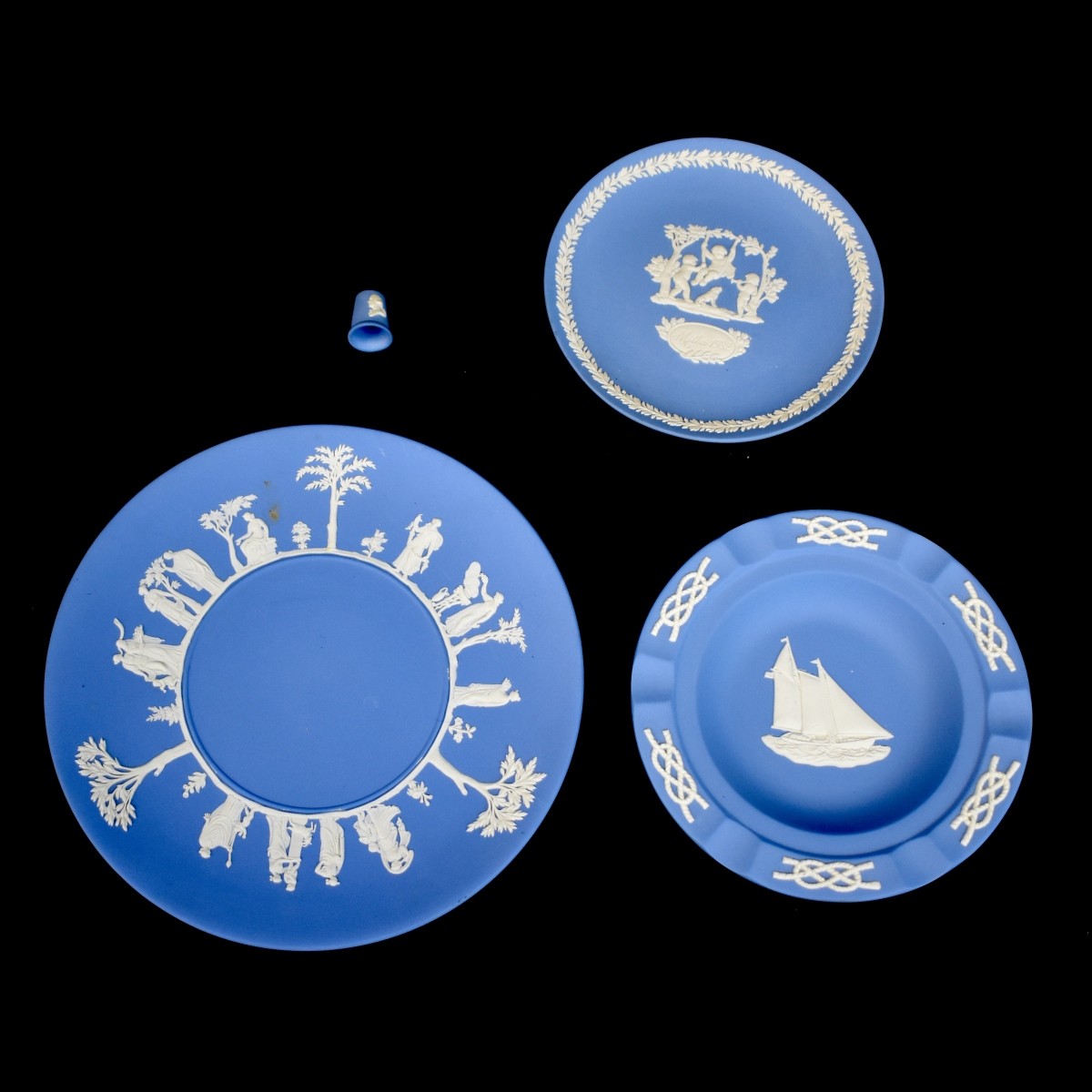 Four Wedgwood Jasperware Tableware